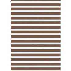 Stripes Roller Blinds vidaXL Zebra Blind Brown 155x200 cm Polyester