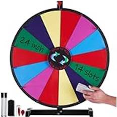 VEVOR 24 Inch Spinning Prize Wheel 18in