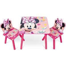 Disney Furniture Set Disney Minnie Mouse Wooden Table and 2 Chairs Set