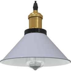 vidaXL 4103446 White/Gloss Grey Pendellampa 22cm