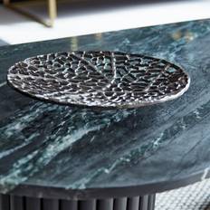 Metal Bowls Metro Lane Davyion 30cm Decorative - Black Metal Bowl