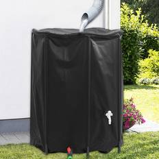 Black Rain Barrels Dakota Fields Emilienne Rain Barrel 750 L Black