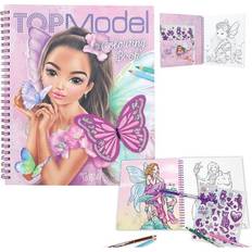 Top Model Hobbyartikler Top Model Malebog med Pailletter Fairy Love
