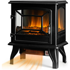 Winston Porter Johnaya Electric Stove 20.0 H x 17.0 W x 10.0 D in/gray in Black 20" H X 17" W X 10" D Wayfair (20" H X 17" W X 10" D)