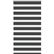Curtains & Accessories vidaXL Zebra Blind Black 70x150 cm Fabric Width 65.9 cm