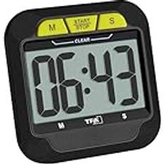 Digitaler Und Stoppuhr Black