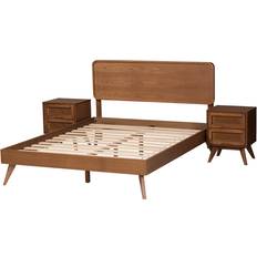 Beds & Mattresses Wholesale Interiors Walnut Brown King Size Bedroom Set