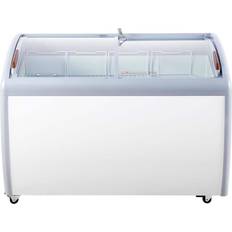 Freezers VEVOR 27 in W 12.8 cu ft Ice Cream Display Case White