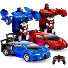 Remote control car Best Choice Products Remote Control Transforming Robot Sports Car