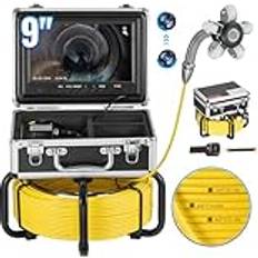Inspection Cameras VEVOR Sewer Camera 98 ft 30 m
