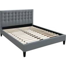 160cm Lits Miliboo Tufted Design Danane Frame Bed 160x200cm