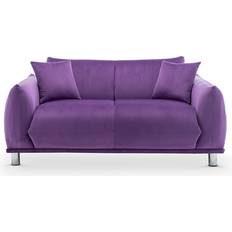Purple Sofas Fairmont Park Velvet 2 Seater 75cm H X 165cm W X 95cm D Sofa