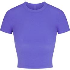 SKIMS Cropped T-shirt - Tanzanite