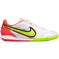 Nike Tiempo Fotballsko NIKE React Tiempo Legend 9 Pro IC - White/Bright Crimson/Volt