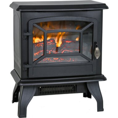 Winston Porter Arlesa Electric Stove 17.0 H x 20.0 W x 10.0 D in black/gray in Laminated Particleboard/Mdf 17" H X 20" W X 10" D Wayfair (17" H X 20" W X 10" D)