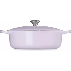 Gas Hob Casseroles Le Creuset Shallot Signature Cast Iron Round with lid 1.69 gal 11.8 "