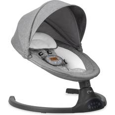 Hvite Vippestoler MoMi Kenani Electric Baby Bouncer