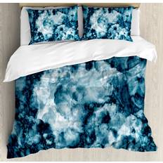 Ambesonne Marble Print Set King Size Duvet Cover