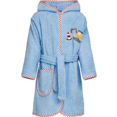 Playshoes kinder frottee-bademantel bagger bleu
