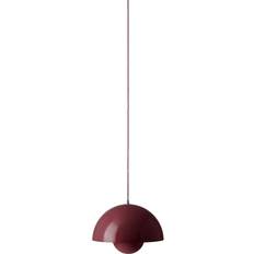 Flowerpot dark plum &Tradition Flowerpot VP7 Dark Plum Pendant Lamp 37cm