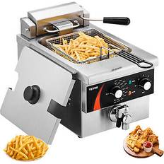 Commercial Electric Deep Fryer 1750W 9Qt