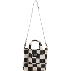 Checkered Crossbody Bags Vans Lil Pergs Tote Bag - Antique White