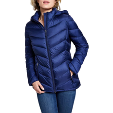 Packable puffer jacket Charter Club Women's Packable Hooded Puffer Coat - Marine