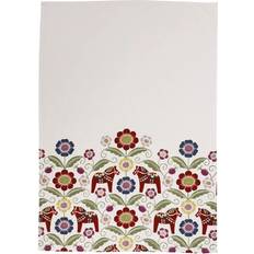 Redlunds Siljan 2-Pack Kökshandduk Multifärgad, Vit, Röd (70x50cm)
