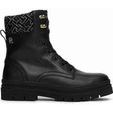 Monogram Cuff Leather Mid - Black