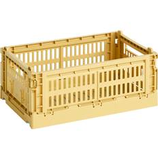 Gule Oppbevaringskurver Hay Colour Crate Small Golden Yellow Oppbevaringskurv