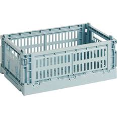 Hay Colour Crate S Dusty Blue Storage Box