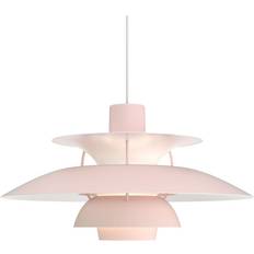 Ph lampe pale rose Louis Poulsen PH 5 Monochrome Pale Rose Pendel ∅ 50cm