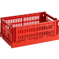 Colour crate small Hay Colour Crate S Red Förvaringslåda