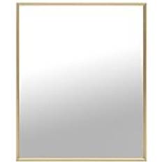 PVC Mirrors vidaXL Gold 70 x 50 cm Gold Wall Mirror