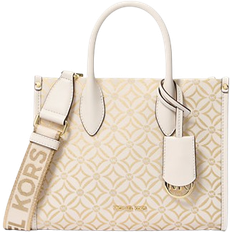 Michael Kors Mirella Small Metallic Logo Jacquard Crossbody Bag - Lt Crm Multi