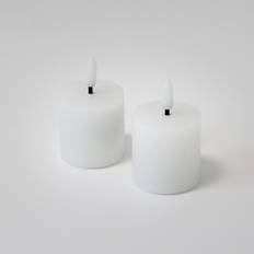 Light Block White LED-lys 5cm 2stk