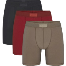 SKIMS Mens 5" Boxer Brief 3-pack - Merlot Multi