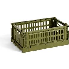 Muovi - Vihreä Laatikot ja Korit Hay Colour Crate S Olive Green Storage Box