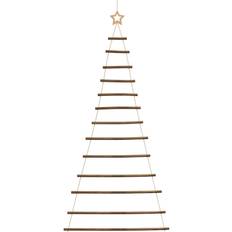 VidaXL Julpynt vidaXL Hanging Christmas Tree with Top Star Natural Julpynt 180cm