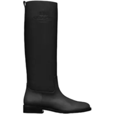 Leather - Women High Boots Coach Outlet Marlin - Black