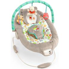 Babysitter med vibration Bright Starts Disney Baby Winnie the Pooh Dots & Hunny Pots Bouncer