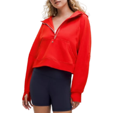 Lululemon Scuba Oversized Half Zip Hoodie - Hot Heat