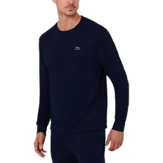 Men - Polyester Pajamas Lacoste Men's Waffle Knit Thermal Sleep Shirt - Navy