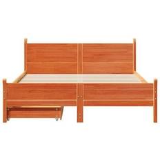 vidaXL Solid Wood Sengeramme 125x199cm