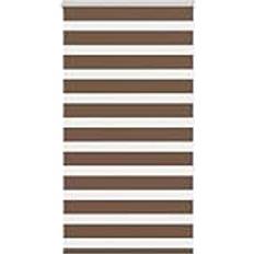 90.0 cm Roller Blinds vidaXL Zebra Blind Brown 90 x 150 cm Fabric Width