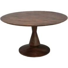 Brown Dining Tables Home ESPRIT Acacia Brown Dining Table 136cm