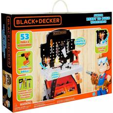 Role Playing Toys Black & Decker Junior Ready-to-Build Work Bench 53 Tool