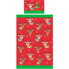 Rudolph & Friends Single Christmas Duvet Cover Set