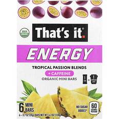 Organic Mini Bars Tropical Passion Blend 6 Bars 20 g