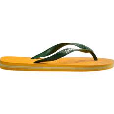 Homme - Jaune Chaussons et Sandales Havaianas Brasil Logo Mixte - Pop Yellow